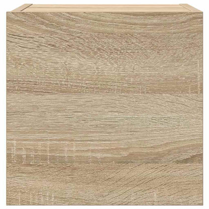 804490 vidaXL Wall Mounted TV Cabinet Sonoma Oak 30,5x30x30 cm