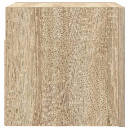 vidaXL Wall Mounted TV Cabinet Sonoma Oak 30.5x30x30 cm