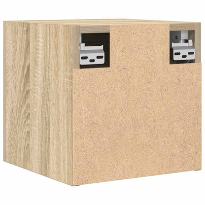 804490 vidaXL Wall Mounted TV Cabinet Sonoma Oak 30,5x30x30 cm
