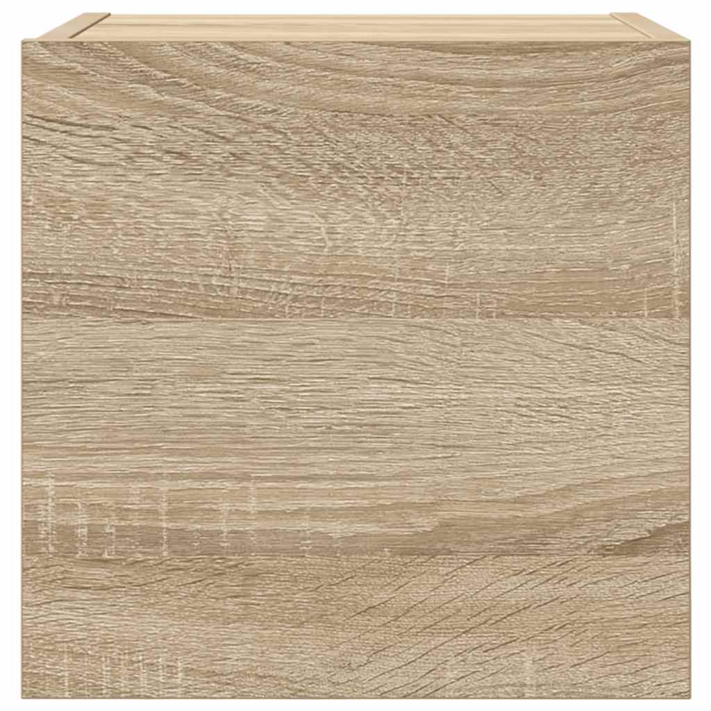 vidaXL Wall Mounted TV Cabinets 4 pcs Sonoma Oak 30.5x30x30 cm
