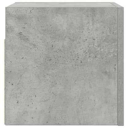 804493 vidaXL Wall Mounted TV Cabinet Concrete Grey 30,5x30x30 cm
