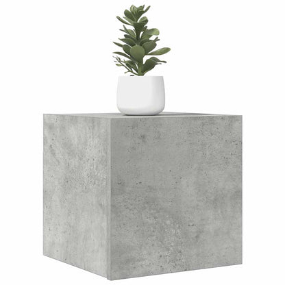 804493 vidaXL Wall Mounted TV Cabinet Concrete Grey 30,5x30x30 cm