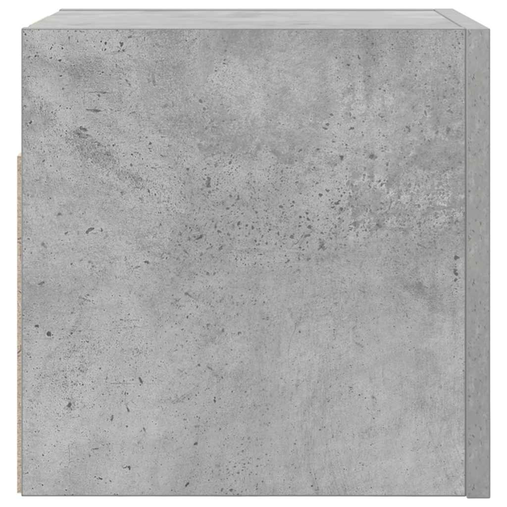 vidaXL Wall Mounted TV Cabinets 2 pcs Concrete Grey 30.5x30x30 cm