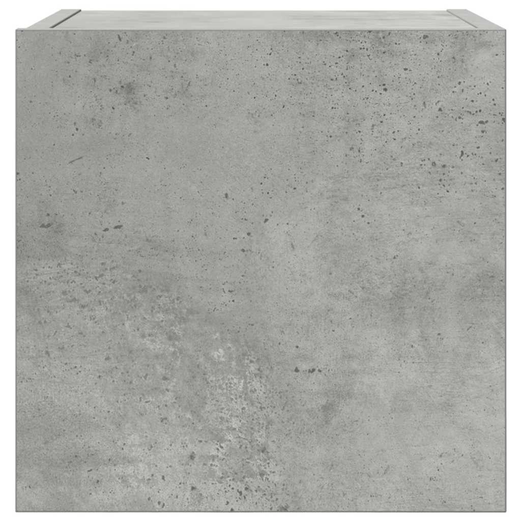 vidaXL Wall Mounted TV Cabinets 4 pcs Concrete Grey 30.5x30x30 cm