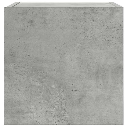 vidaXL Wall Mounted TV Cabinets 4 pcs Concrete Grey 30.5x30x30 cm
