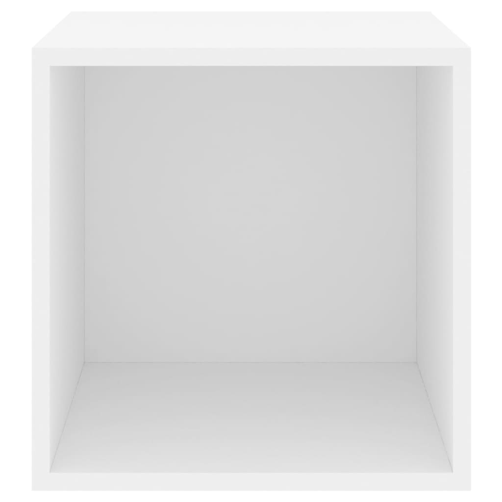 vidaXL Wall Cabinets 2 pcs White 37x37x37 cm Engineered Wood