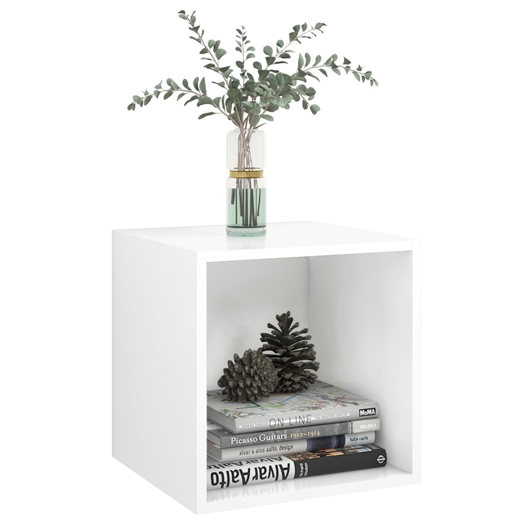vidaXL Wall Cabinets 4 pcs White 37x37x37 cm Engineered Wood
