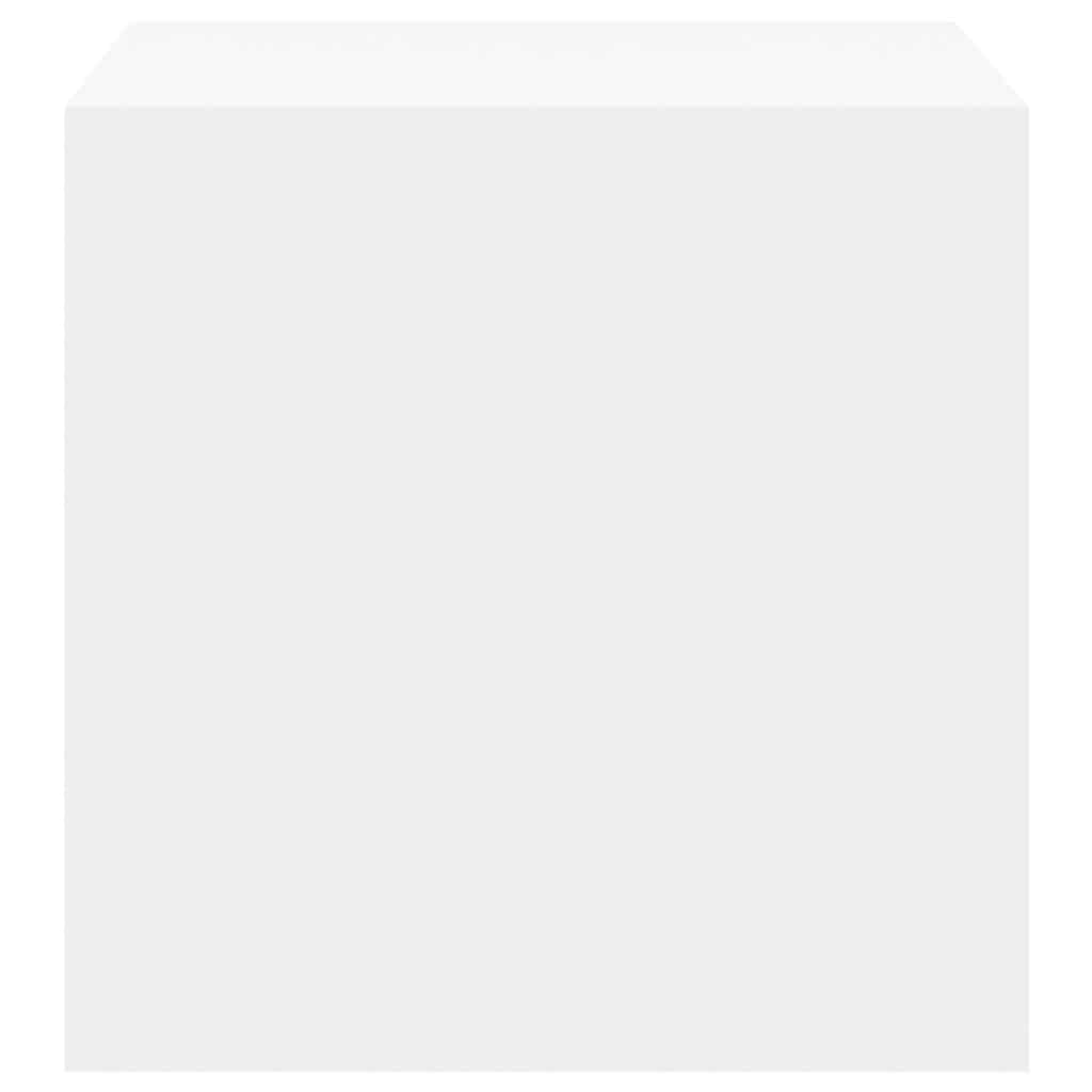 805446 vidaXL Wall Cabinets 4 pcs White 37x37x37 cm Engineered Wood