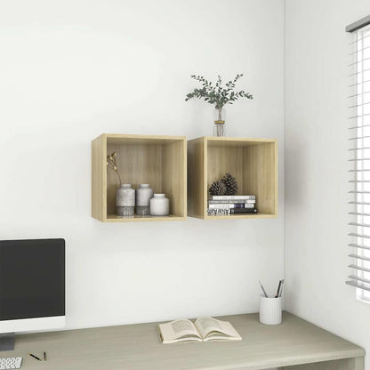 805453 vidaXL Wall Cabinet Sonoma Oak 37x37x37 cm Engineered Wood