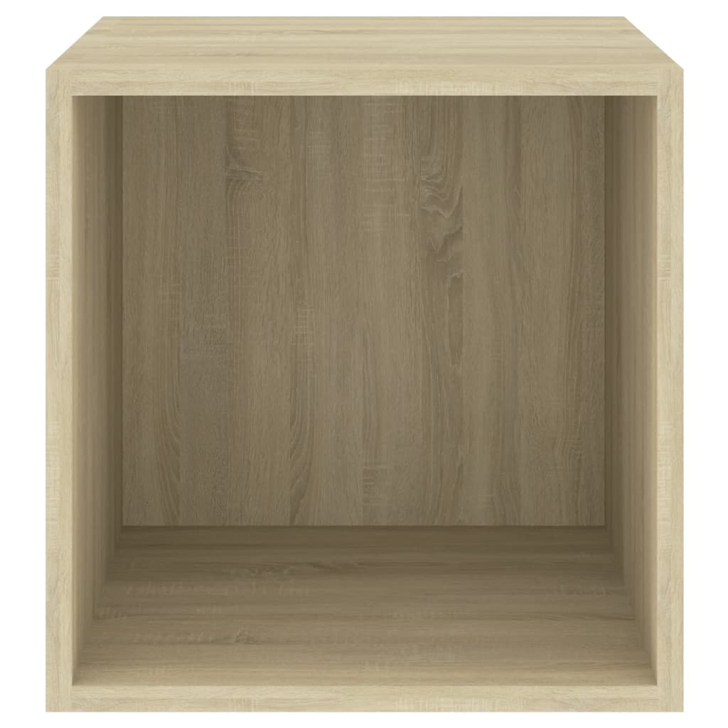 vidaXL Wall Cabinets 2 pcs Sonoma Oak 37x37x37 cm Engineered Wood