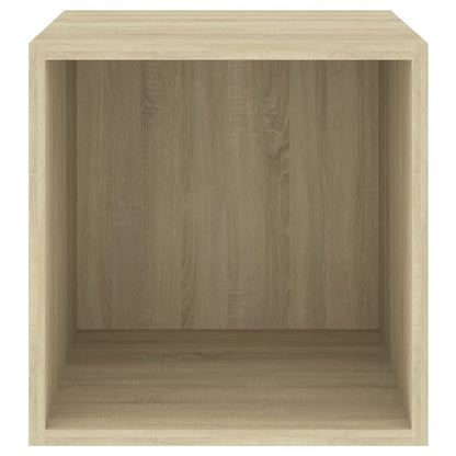 vidaXL Wall Cabinets 2 pcs Sonoma Oak 37x37x37 cm Engineered Wood