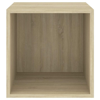 805454 vidaXL Wall Cabinets 2 pcs Sonoma Oak 37x37x37 cm Engineered Wood
