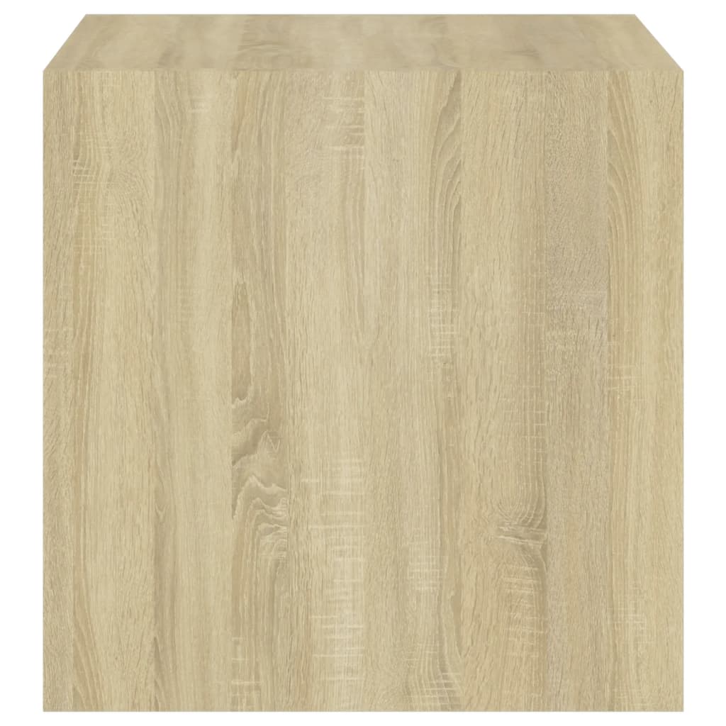 vidaXL Wall Cabinets 2 pcs Sonoma Oak 37x37x37 cm Engineered Wood