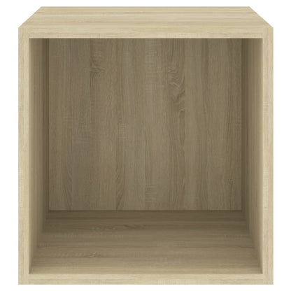 vidaXL Wall Cabinets 4 pcs Sonoma Oak 37x37x37 cm Engineered Wood