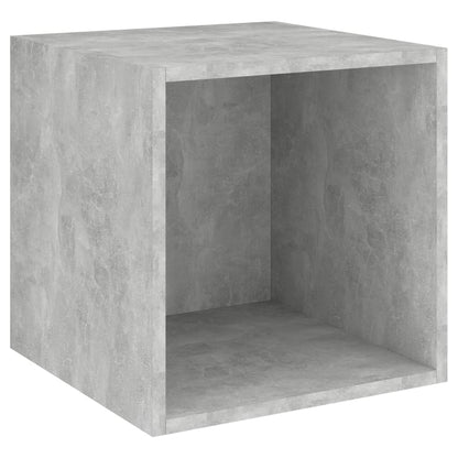 vidaXL Wall Cabinet Concrete Grey 37x37x37 cm Engineered Wood
