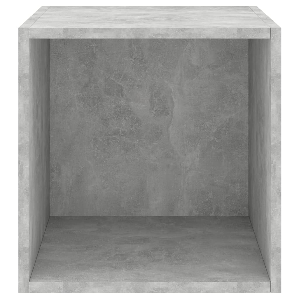 vidaXL Wall Cabinet Concrete Grey 37x37x37 cm Engineered Wood