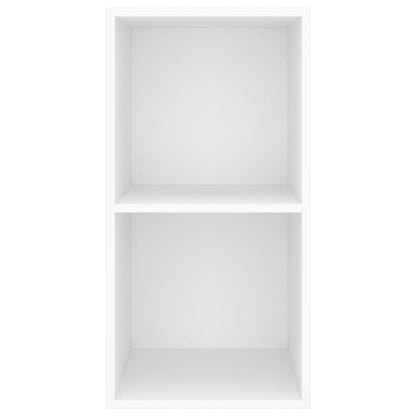 vidaXL Wall-mounted TV Cabinet White 37x37x72 cm Engineered Wood