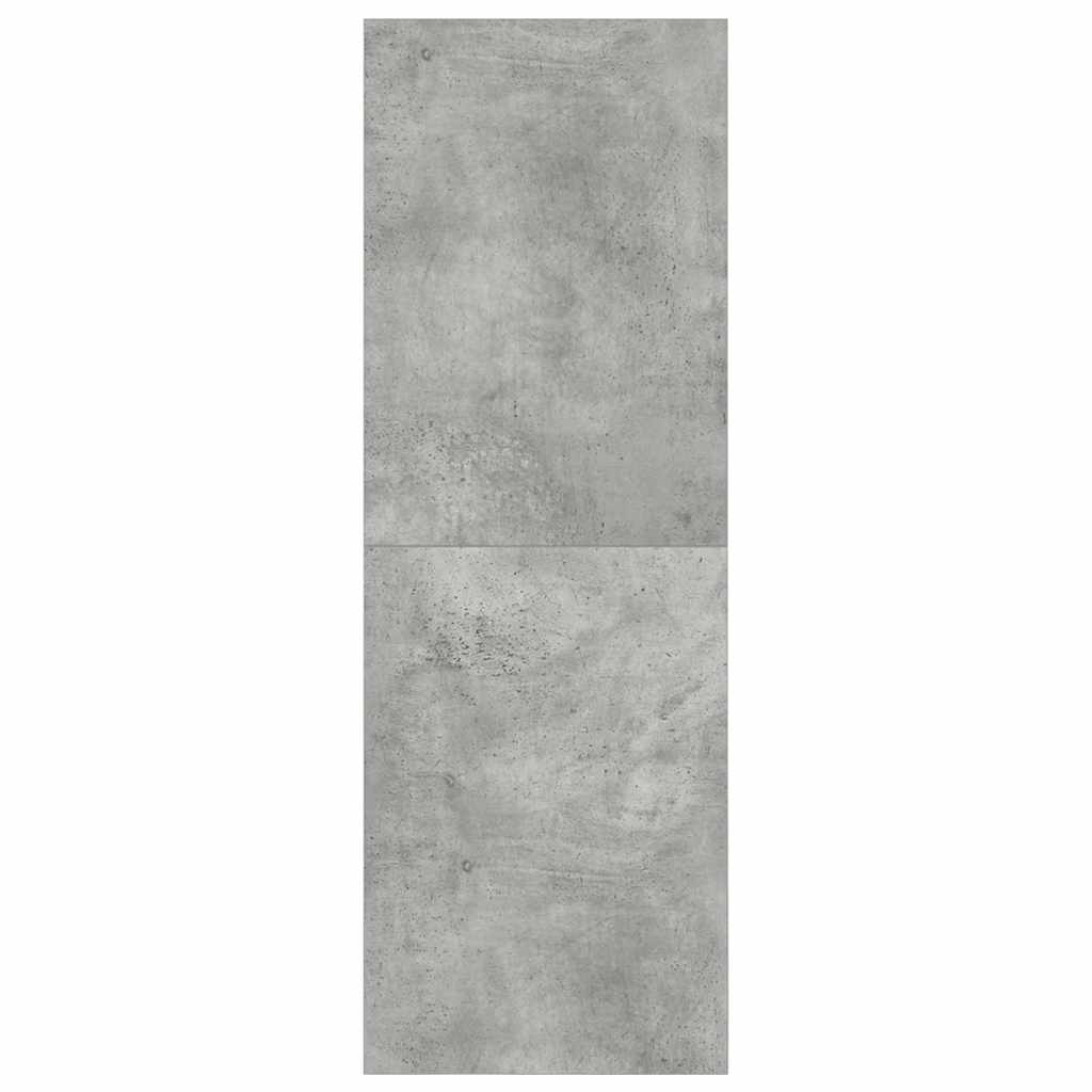 vidaXL Wall-mounted TV Cabinet Concrete Grey 37x37x107 cm Engineered Wood