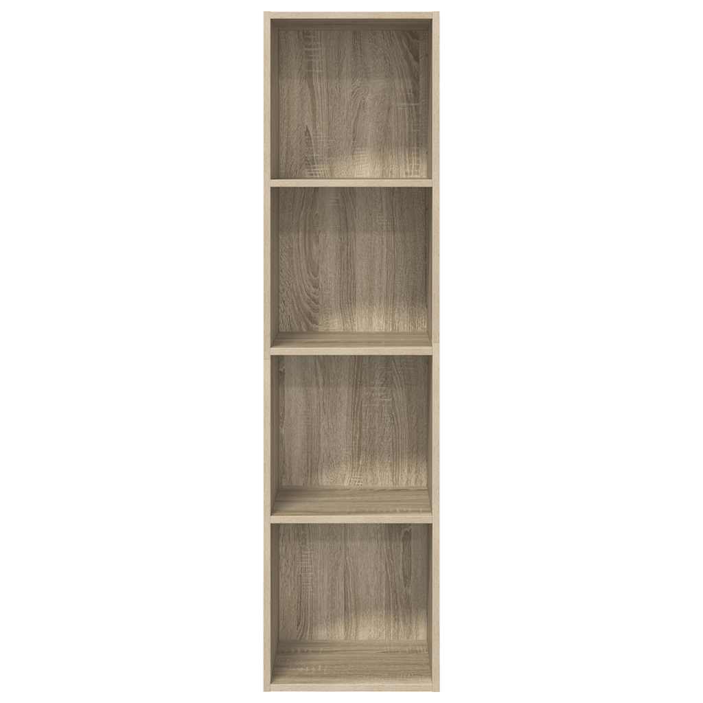 vidaXL Wall-mounted TV Cabinet Sonoma Oak 37x37x142.5 cm Engineered Wood