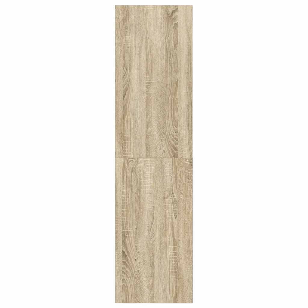 vidaXL Wall-mounted TV Cabinet Sonoma Oak 37x37x142.5 cm Engineered Wood
