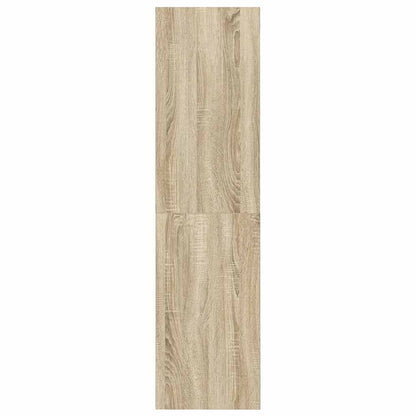 vidaXL Wall-mounted TV Cabinet Sonoma Oak 37x37x142.5 cm Engineered Wood