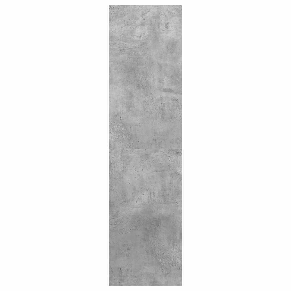 vidaXL Wall-mounted TV Cabinet Concrete Grey 37x37x142.5 cm Engineered Wood