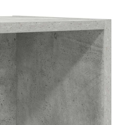 vidaXL Wall-mounted TV Cabinet Concrete Grey 37x37x142.5 cm