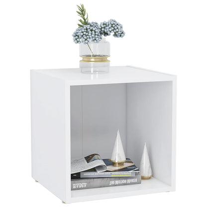 vidaXL TV Cabinet White 37x35x37 cm Engineered Wood
