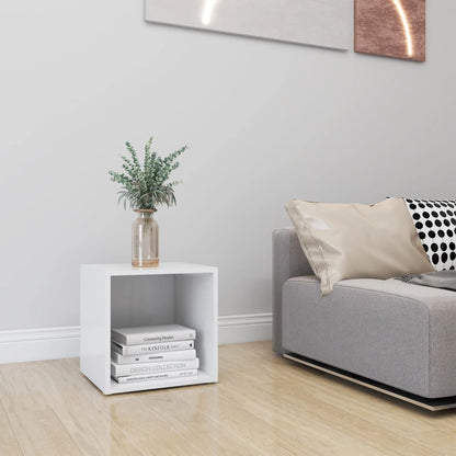 vidaXL TV Cabinet White 37x35x37 cm Engineered Wood