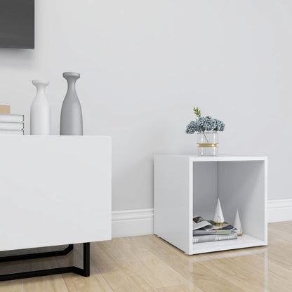 805498 vidaXL TV Cabinet White 37x35x37 cm Engineered Wood