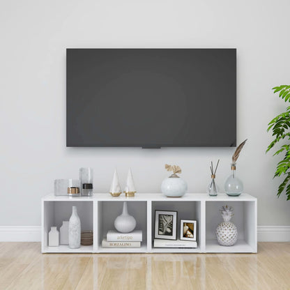 vidaXL TV Cabinet White 37x35x37 cm Engineered Wood
