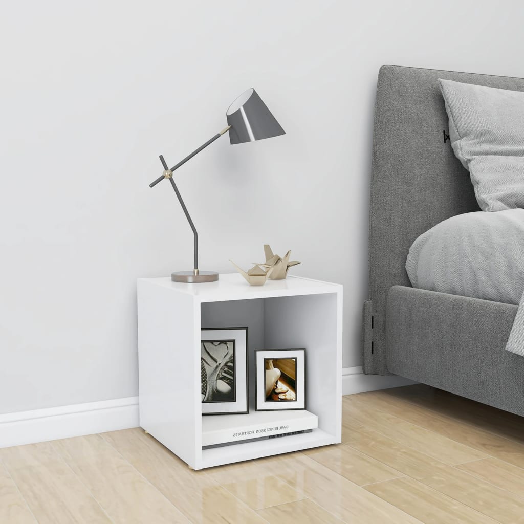 vidaXL TV Cabinet White 37x35x37 cm Engineered Wood
