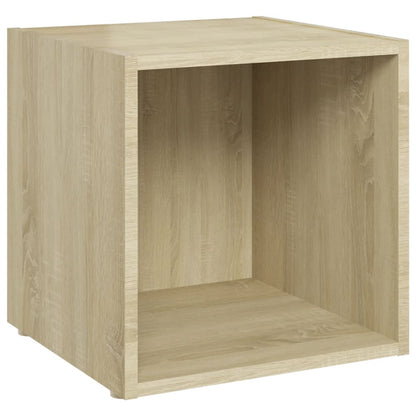 805507 vidaXL TV Cabinet Sonoma Oak 37x35x37 cm Engineered Wood