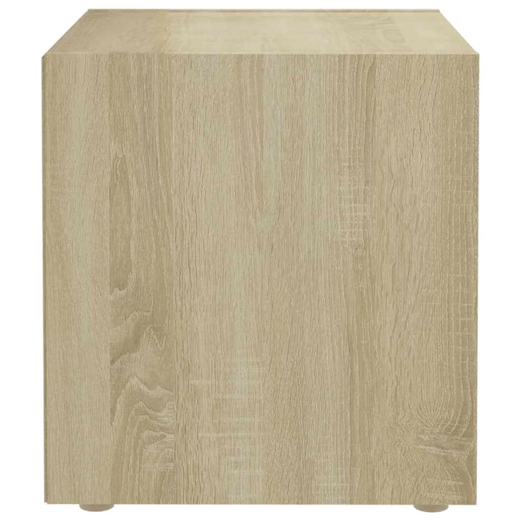vidaXL TV Cabinet Sonoma Oak 37x35x37 cm Engineered Wood