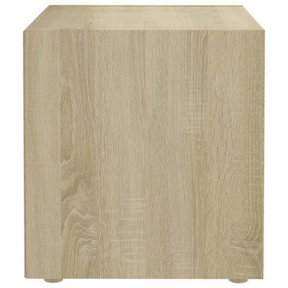 805508 vidaXL 2 Piece TV Cabinet Set Sonoma Oak 37x35x37 cm Engineered Wood