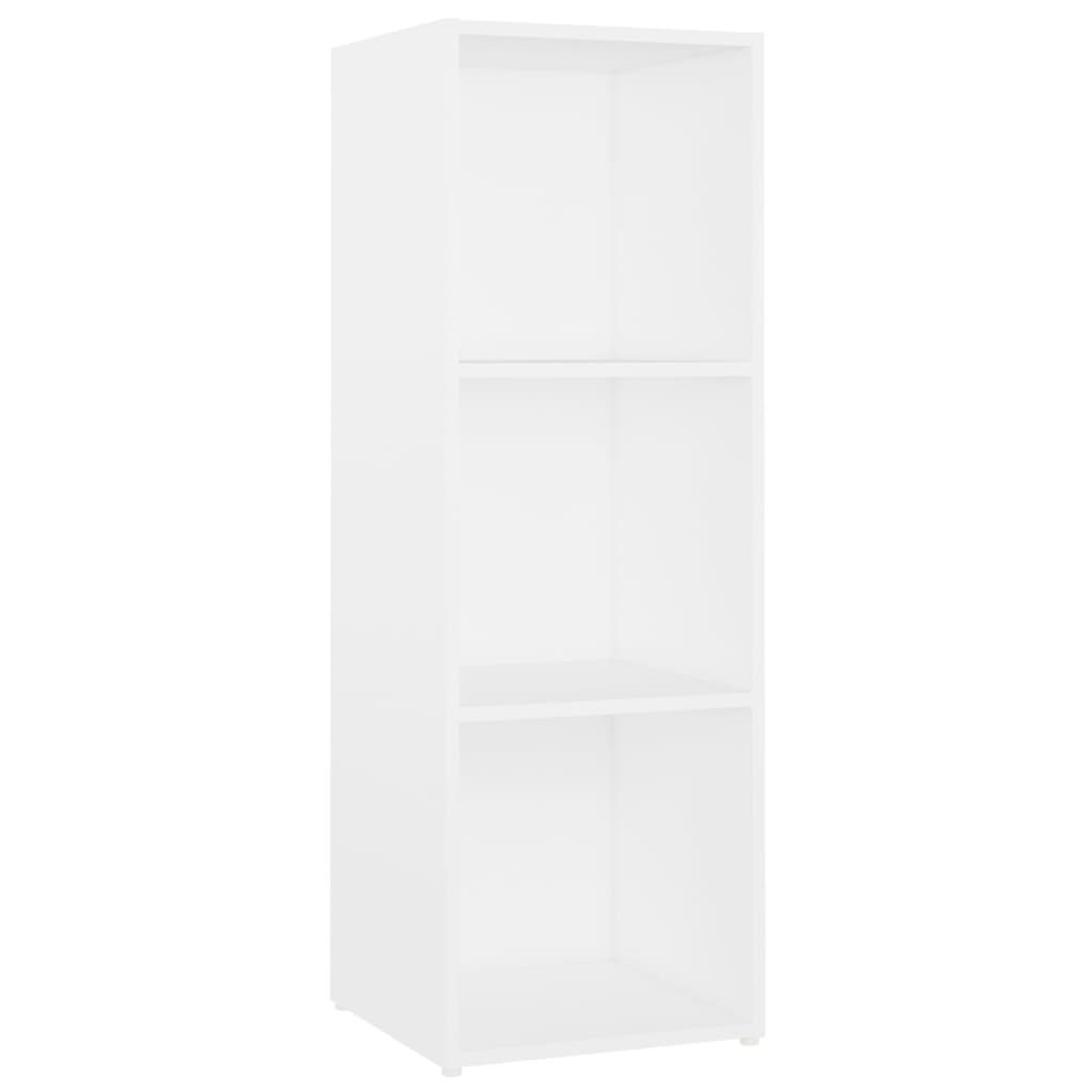 805534 vidaXL TV Cabinet White 107x35x37 cm Engineered Wood