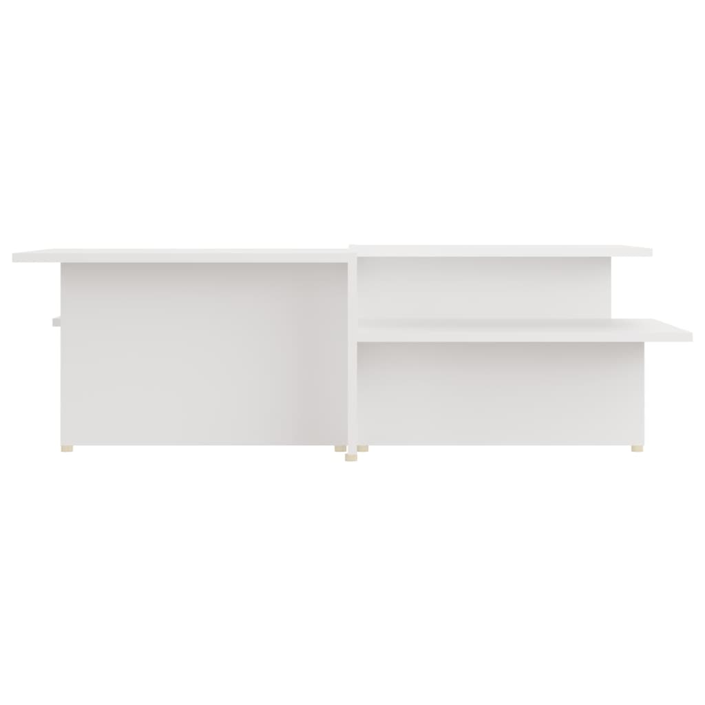 vidaXL Coffee Table | Set of 2 | White | Chipboard | Coffee Table | Rectangular