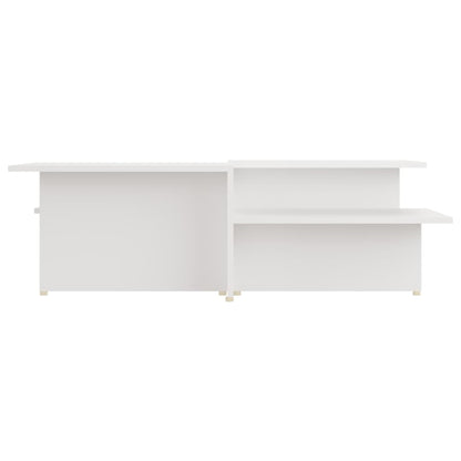 vidaXL Coffee Table | Set of 2 | White | Chipboard | Coffee Table | Rectangular