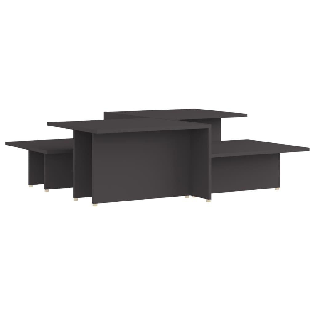 vidaXL Coffee Table | Set of 2 | Grey | Engineered wood | Medium | Coffee Table
