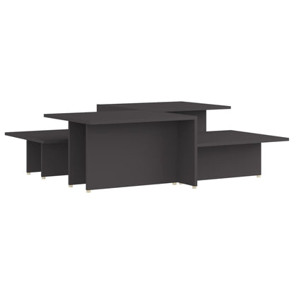 vidaXL Coffee Table | Set of 2 | Grey | Engineered wood | Medium | Coffee Table