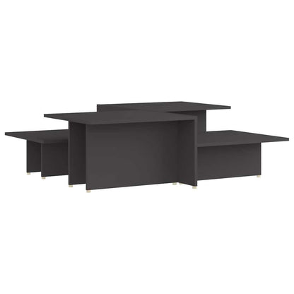 805566 vidaXL Coffee Tables 2 pcs Grey 111,5x50x33 cm Engineered Wood