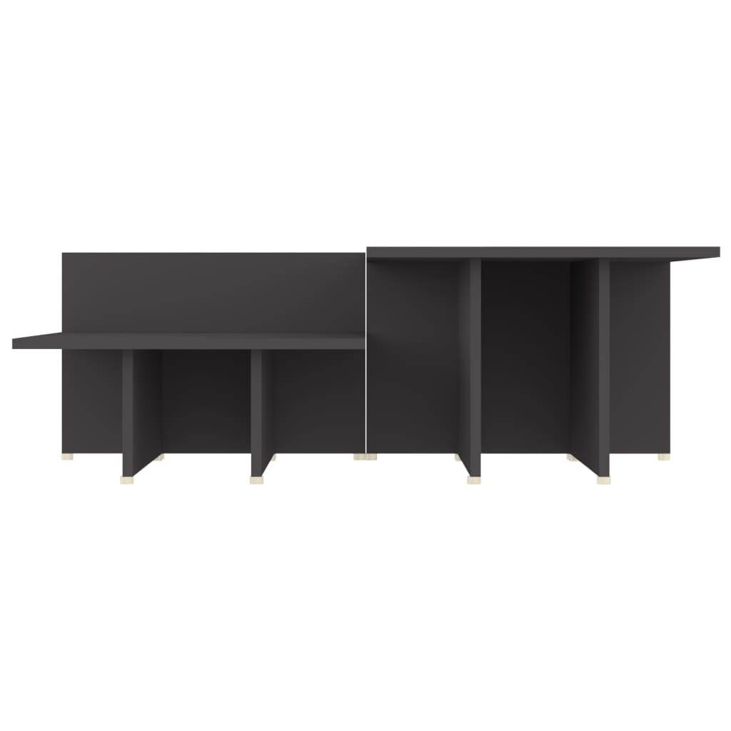 vidaXL Coffee Table | Set of 2 | Grey | Engineered wood | Medium | Coffee Table
