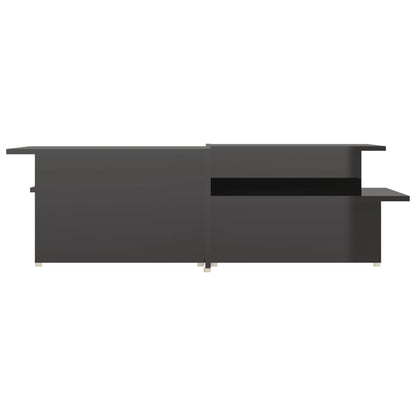 vidaXL Coffee Table | Set of 2 | High gloss black | Chipboard | Rectangular