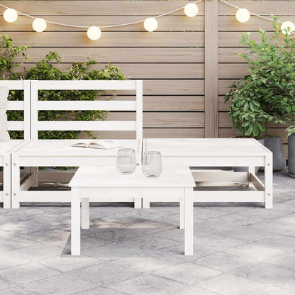 vidaXL Garden Lounge Set | White | Solid pinewood | Medium |  Modular