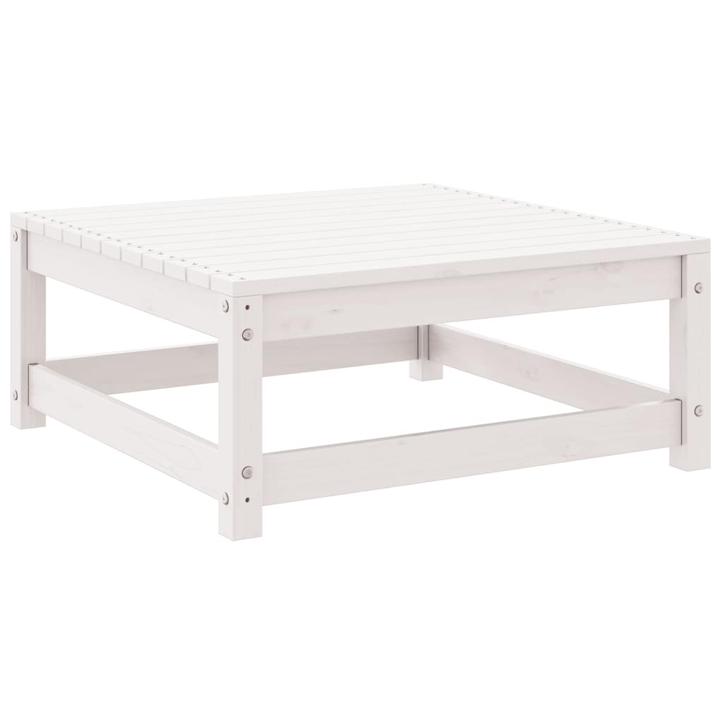 vidaXL Garden Lounge Set | White | Solid pinewood | Medium |  Modular