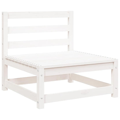 vidaXL Garden Lounge Set | White | Solid pinewood | Medium |  Modular