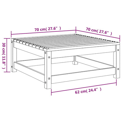 vidaXL Garden Lounge Set | White | Solid pinewood | Medium |  Modular