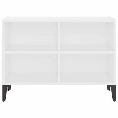 805932 vidaXL TV Cabinet with Metal Legs White 69,5x30x50 cm