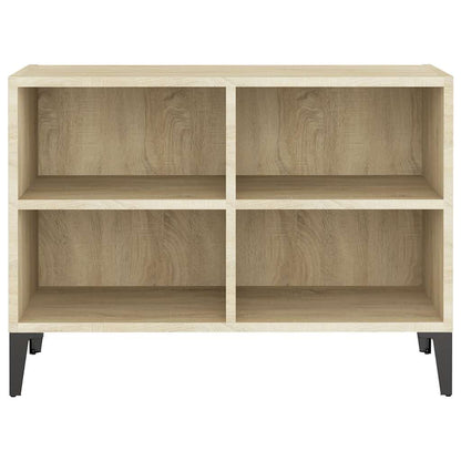 805935 vidaXL TV Cabinet with Metal Legs Sonoma Oak 69,5x30x50 cm