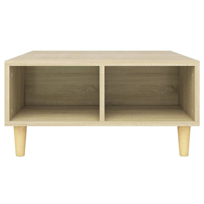 vidaXL Coffee Table Sonoma Oak 60x60x30 cm Engineered Wood